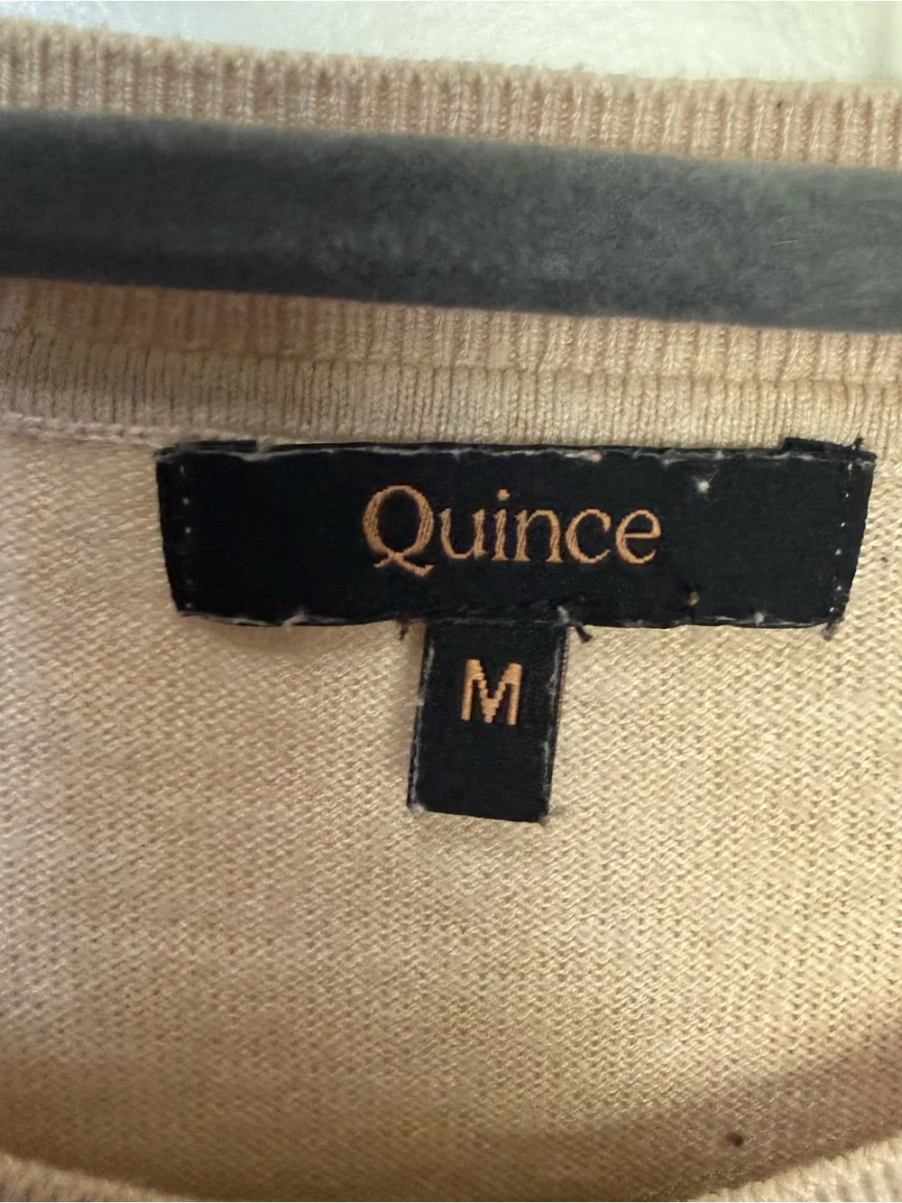Quince Women’s Heather Oatmeal Crewneck Sweater